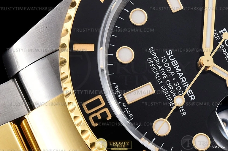 0122 Submariner 116613LN 904 YG SS Black KING VS ZipUp 1085